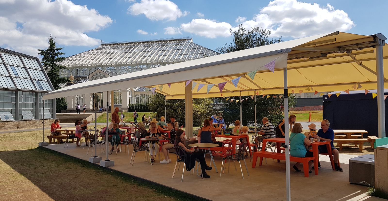 Kew Gardens - area being used with canopy